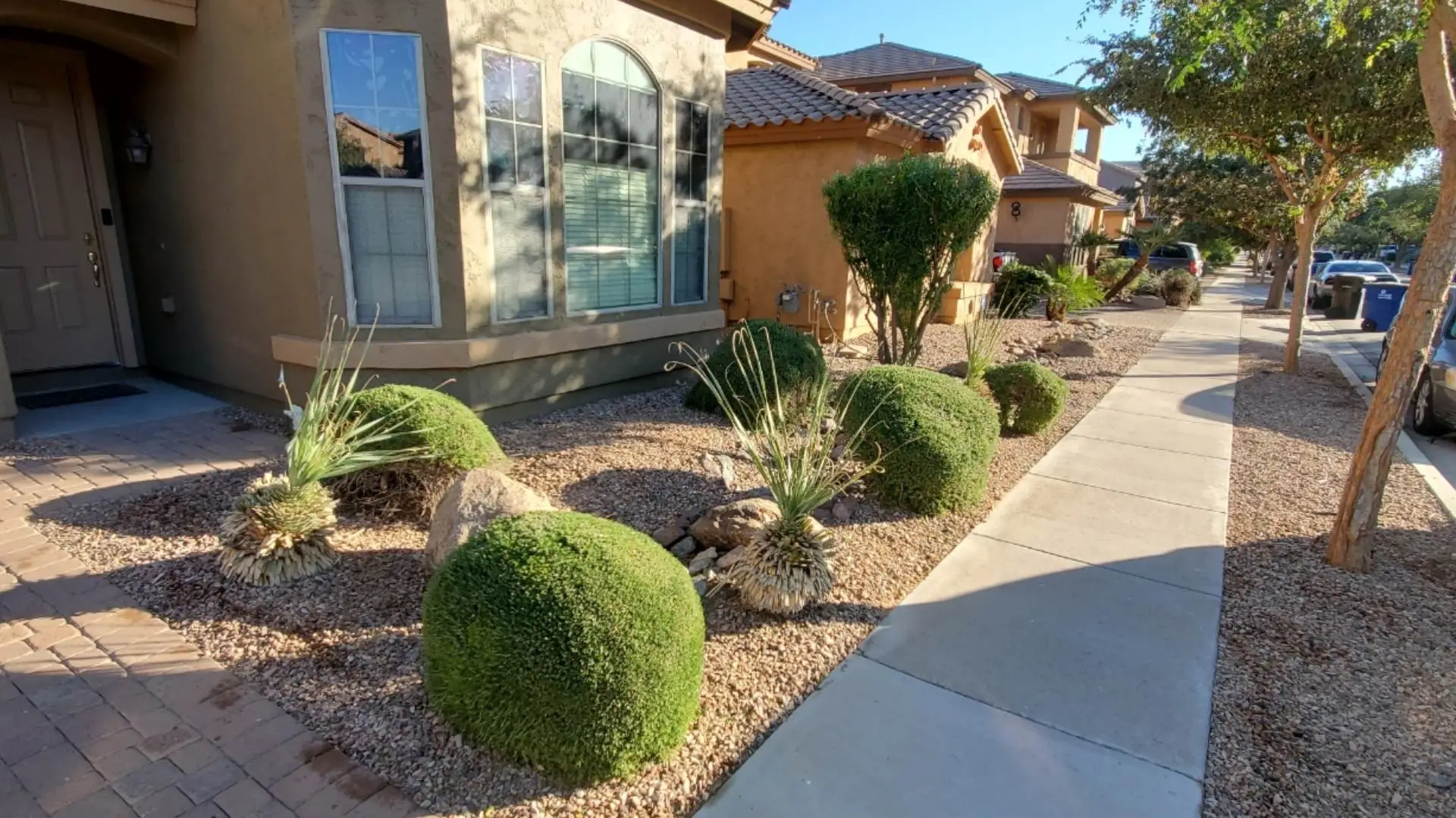 Landscape bed with our enhancement package.