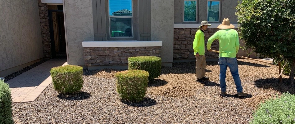 Little Johns experts discussing and learning a certain service in Gilbert, AZ.